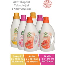 Aktif Kapsül Teknolojili Çamaşır Yumuşatıcısı 6 x 1040 ml 264 Yıkama