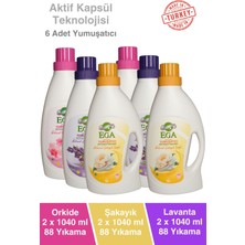 Aktif Kapsül Teknolojili Çamaşır Yumuşatıcısı 6 x 1040 ml 264 Yıkama