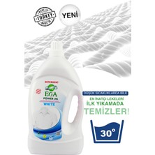 Power Jel Beyaz Sıvı Yıkama Deterjanı 3900 ml + Şakayık Aktif Kapsül Teknolojili Yumuşatıcı 4100 ml