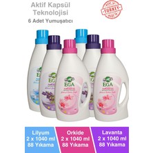 Aktif Kapsül Teknolojili Çamaşır Yumuşatıcısı 6 x 1040 ml 264 Yıkama