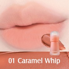 Saemmy's Crema Velvet Tint - Kadife Bitişli, Doğal Görünüm ve Yoğun Renk Sunan Tint - 01 Caramel Whip