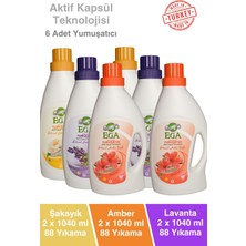 Aktif Kapsül Teknolojili Çamaşır Yumuşatıcısı 6 x 1040 ml 264 Yıkama