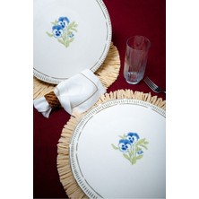 Heda Porselen Mimoza 32 Cm 2'Li Porselen Pizza Tabağı Seti