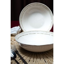 Heda Porselen Mimoza 2'Li Porselen Salata Tabağı Seti