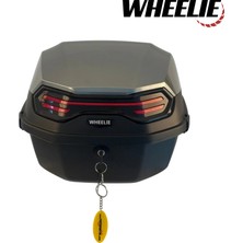 Wheelıe XT08-HG 32 Litre Motosiklet Arka Çanta Koyu Gri Su Geçirmez