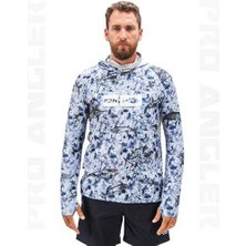 Fujin Pro Angler S24 Buff&hoodie Black Fish Xxlarge (Xxl)