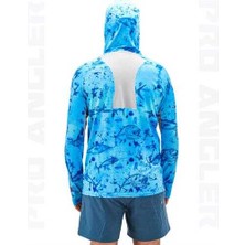 Fujin Pro Angler S24 Buff&hoodie Blue Fish Xlarge (Xl)
