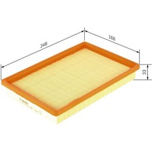 Bosch 1457433685 Hava Filtresi Hyundai Accent 1.3-1.5-1.6 Benzinli 2000-2006 1.3 1.5 1.6 Milenyum-Admira Kasa 2811322600