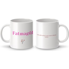 Fatmagül İsimli Kupa Bardak - İsimli Bardak - Hediye Kupa Bardak - Kahve Kupa Bardak