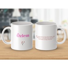Özlem İsimli Kupa Bardak - İsimli Bardak - Hediye Kupa Bardak - Kahve Kupa Bardak