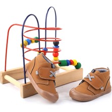 Papuç Sepeti ARZN-4132 Cırtlı Kaymaz Taban Erkek Bebek Bot