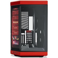 Hyte Y70 Touch Black Cherry Temperli Cam USB 3.2 E-Atx Dual Chamber Mid Tower Dokunmatik Ekranlı Gaming Kasa (CS-HYTE-Y70TTI-RB)