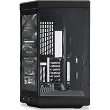 Hyte Y70 Touch Pitch Black Temperli Cam USB 3.2 E-Atx Dual Chamber Mid Tower Dokunmatik Ekranlı Gaming Kasa (CS-HYTE-Y70TTI-BB )