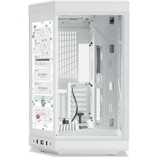 Hyte Y70 Touch Snow White Temperli Cam USB 3.2 E-Atx Dual Chamber Mid Tower Dokunmatik Ekranlı Gaming Kasa (CS-HYTE-Y70TTI-WW)