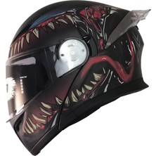 Free-M 965 Swamp Çene Açılır Kask Renkli L Beden ABS Malzeme ile Yıkanabilir İçlik