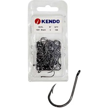 Kendo (1001) Black Nickle Halkalı Iğne 100 Adet 3