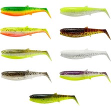 Savage Gear Cannibal Shad 12.5cm 20GR Sahte Balık White Flash