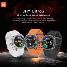 JHY Ultra 3 Black Akıllı Saat