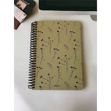 Papirüs Desenli Spiralli Defter - No:1