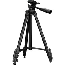 Gaman 3120A 106 cm Siyah Tripod  Profesyonel Fotoğraf Video Çekimi Tripod Kumandalı Telefon Tutucu