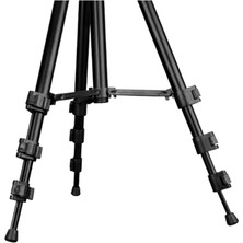 Gaman 3120A 106 cm Siyah Tripod  Profesyonel Fotoğraf Video Çekimi Tripod Kumandalı Telefon Tutucu