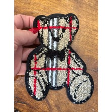 Gönülden Tasarım Punch Dokuma Çizgili Ayı Arma Dikiş Aplike 15X11 cm