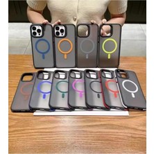 3gen Case Apple iPhone 15 Pro Max Uyumlu Kablosuz Şarj Destekli Antişok Korumalı Mat Siyah Buzlu Yüzeyli Sert Kılıf