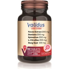 Validus Women 200 mg + Damiana 200 mg 60 Tablets