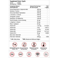 Validus Women 200 mg + Damiana 200 mg 60 Tablets