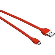 Trust 20137 Urban Flat Micro USB 1m Kablo,kırmızı