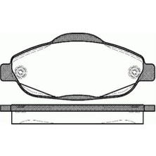 Mga 55174 Fren Balatası Ön 308 07-13-308 13-3008 09-13 1.6 Hdı-1.6 Vtı 4254.26