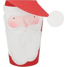Meri Meri - Jolly Santa Cups - Noel Baba Bardaklar
