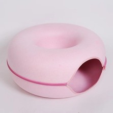 Mundo Venta Keçe Tünel Donut Kedi Yuvası 60X25 cm Pembe (Yurt Dışından)