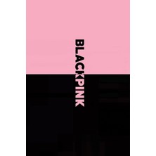 Kaymaz Tabanlı Yıkanabilir Blackpink Desenli Çocuk Halısı Dot Taban Halı