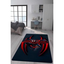 Doruklar Home Collection Kaymaz Taban Makinada Yıkanabilir Dijital Baskı Spiderman Desenli Genç ve Çocuk Odası Halısı Dot Taban Hal