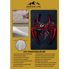 Doruklar Home Collection Kaymaz Taban Makinada Yıkanabilir Dijital Baskı Spiderman Desenli Genç ve Çocuk Odası Halısı Dot Taban Hal