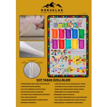 Doruklar Home Collection Kaymaz Taban Yıkanabilir Çarpım Tablosu Desenli Çocuk Halısı