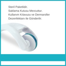 Dermasy 0,25 mm 180 İğneli Göz Çevresi Dermaroller - Titanyum İğneli - Dermaroller Dezenfektanı Hediye