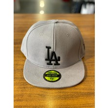 Hamze La Lakers Nakışlı Unisex Hip Hop Snapback Rapper Basket Cap Şapka