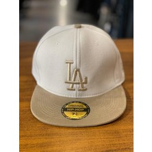 Hamze La Lakers Nakışlı Unisex Hip Hop Snapback Rapper Basket Cap Şapka
