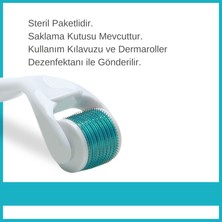 Dermasy 1,00 mm 540 İğneli Dermaroller - Titanyum İğneli - Dermaroller Dezenfektanı Hediye