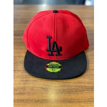 Hamze La Lakers Nakışlı Unisex Hip Hop Snapback Rapper Basket Cap Şapka