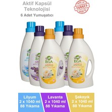 Aktif Kapsül Teknolojili Çamaşır Yumuşatıcısı 6 x 1040 ml 264 Yıkama