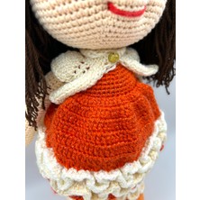 Merlin Knit Amigurumi El Örgüsü Büyük Boy Kız Bebek