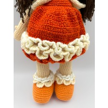 Merlin Knit Amigurumi El Örgüsü Büyük Boy Kız Bebek