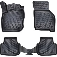 Sare Tuning Seat Leon 2021 Sonrası(Otomatik Vites) 3D Havuzlu Paspas