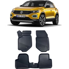 Sare Tuning Volkswagen T-Roc 2017 ve Sonrası Araca Özel Kauçuk 4d Havuzlu Paspas Takımı