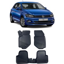 Volkswagen Polo 2019 ve Sonrası Araca Özel Kauçuk 4d Havuzlu Paspas Takımı