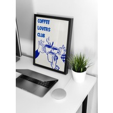 Arthub Coffee Lovers Club Yüksel Kalite Çerçevesiz Pinteres Ilham Poster