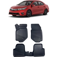 Sare Tuning Toyota Corolla Sedan 2013-2018 Arası Araca Özel Kauçuk 4d Havuzlu Paspas Takımı